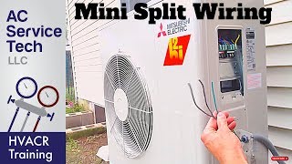 Wiring a Mini Split System Step by Step [upl. by Lj]