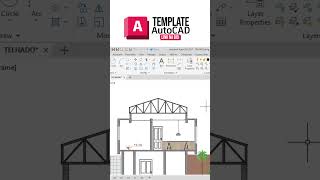 ROOF DYNAMIC BLOCKS AUTOCAD dynamicblocks autocad autocadshorts [upl. by Schenck907]