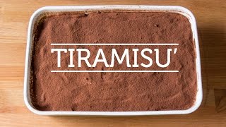 Italian TIRAMISU  Original Italian recipe 2min [upl. by Mirth72]