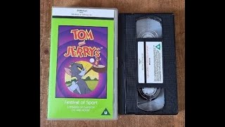 Original VHS Opening and Closing to Tom and Jerry Festival of Sport UK VHS Tape [upl. by Berte987]