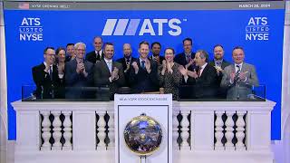 ATS Corporation NYSE ATS Rings The Opening Bell® [upl. by Eneroc]