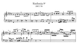 J S Bach Sinfonia No 9 in F Minor BWV 795 Organ [upl. by Names]