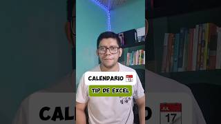 cómo insertar calendario en excel tecnologia tips tipsinformatica exceltips excel tutorial [upl. by Mateusz302]