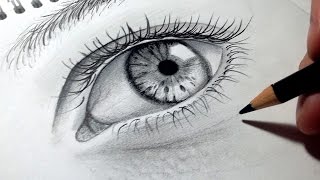 Comment dessiner des yeux facilement Tutoriel [upl. by Ellertnom265]