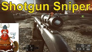 BATTLEFIELD 4  Shotgun Sniper Best Of Viking Technology [upl. by Ioves646]