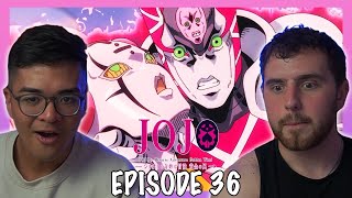 THE FINAL BATTLE BEGINS TRISH GETS BODIED  JJBA Golden Wind Episode 36 REACTION [upl. by Simonette226]