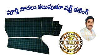 chest 37 gents shirt cuttingmens fitting shirt cuttingamp stitchingtelugu [upl. by Eneleh514]