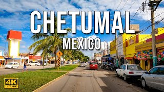 Driving Around Chetumal 4K  Quintana Roo  Mexico [upl. by Kcirredal112]