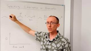 Selectivity in radical chlorination vs bromination of alkanes [upl. by Eyma]