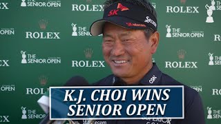 KJ Choi Wins Senior Open At Carnoustie [upl. by Sheley659]