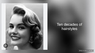 The Evolution of Woman’s hairstyles  Ten decades of woman’s hairstyles  19202020 [upl. by Osy205]