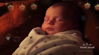 BABY SLEEP WHITE NOISE Womb Sounds and Heartbeats Soothe Crying Colicky Infant amp Help Child Sleep [upl. by Rubie]