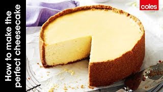 The Perfect Baked New York Cheesecake [upl. by Malilliw189]