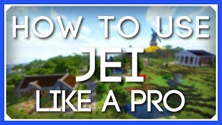 How To Use JEI Like a Pro  JEI Tutorial  Just Enough Items Mod Tutorial [upl. by Malita]