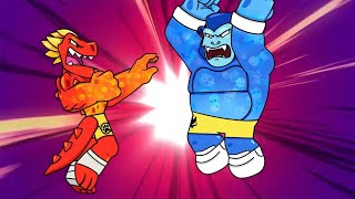 The Double Edge Attack  Heros Of Goo Jit Zu  Ultimate Fight Compilation  Cartoons For Kids [upl. by Mandle]