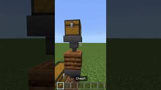 How To Make An Automatic Composter In Minecraft 119 shorts [upl. by Avie]