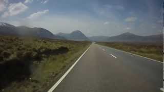 Scotland Tyndrum to N Ballachulish Via A82 Rannoch Moor Pass of Glencoe HD [upl. by Vial]