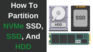 How To Partition Your SSD m2 NVMe SSD And HDD In Windows 10 [upl. by Tennes]