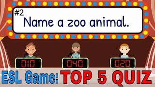 English Quiz For Kids  Easy ESL Quiz  ESL Classroom Games [upl. by Taro870]