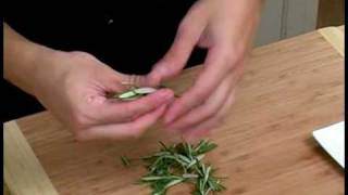 Cooking Tips  How to Chop Rosemary [upl. by Nueovas303]