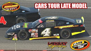 iRacing CARS Tour Late Model Stock At Langley [upl. by Aehtela]