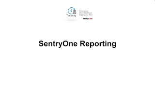 SentryOne Reporting [upl. by Brufsky]