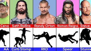 WWE Wrestlers Iconic Finisher Moves [upl. by Corissa514]