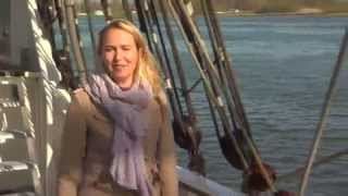 dutch reporter falls off boat into water funny scene 2014 live [upl. by Ardnasal675]