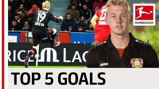 Julian Brandt  Top 5 Goals  The German Wunderkind [upl. by Godfree542]