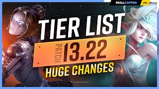 NEW TIER LIST for PATCH 1322  HUGE MAGE CHANGES [upl. by Kensell]