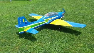 RC Tucano 60 engine OS 91 FX Pneumatic retractable landing gear [upl. by Assenar]