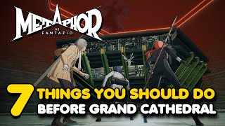 Things You Should Do Before The Grand Cathedral In Metaphor ReFantazio [upl. by Ailla520]