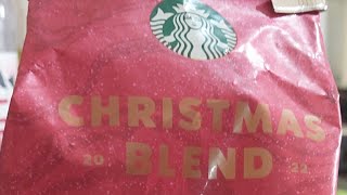 Starbucks Coffee Bean Christmas Blend [upl. by Ariaec]