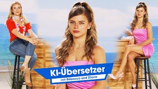 Diana und Rébecca verstehen mit dem KISprachübersetzer im Urlaub fast jede Sprache PEARLTV [upl. by Haidabej685]