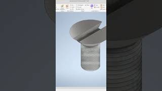 How to add threads in Inventor [upl. by Drawyah443]