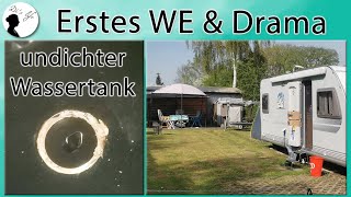 WassertankDrama am erstes Wochenende auf dem Dauerstellplatz  Campingstuhl von Quechua [upl. by Drake]