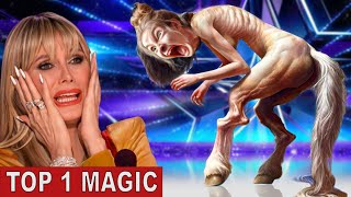 Americas Got Talent 2024 Sacred Rianas Thrilling Magic Act Wins Hearts and Golden Buzzer [upl. by Yevre589]