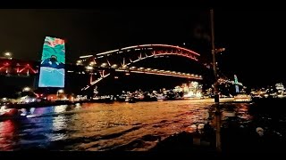 Sydney Harbour  VIVID 2024  360 Video [upl. by Hairu]