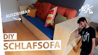 SchlafcouchBettsofa selbst bauen  Anfänger leicht überfordert [upl. by Beverie52]