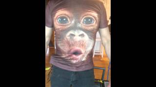 T shirt Monkey stomach funny [upl. by Gupta]