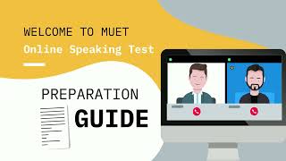 MUET Speaking Online Test [upl. by Puglia]