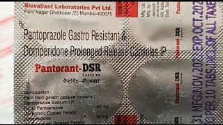 Pantorant Dsr capsule dose  pantorant Dsr price  pantorant Dsr capsule for acidity lam tablet [upl. by Nilyak]