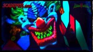 Terror Visions Scary Clowns 2017  Darkness Haunted House [upl. by Airdnola911]