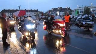 Goldwing club de France Light Parade Dunkerque 2012 [upl. by Reehsab]