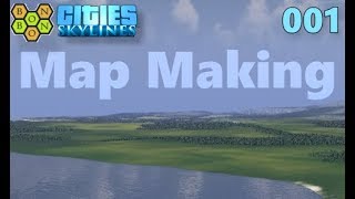 Cities Skylines  Map Making with BonBonB  01  The First Contours [upl. by Nerty]