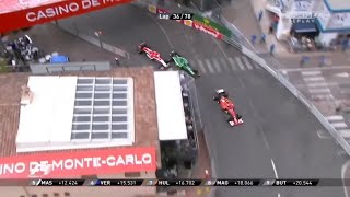 Bianchi Overtakes Kobayashi At Rascasse  Monaco Grand Prix 2014 [upl. by Anura]