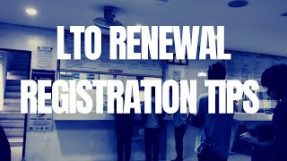 LTO Renewal Registration Tips Tricks amp Costs [upl. by Chloras863]