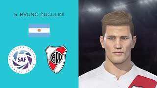 Bruno Zuculini River Plate  PES 2018 [upl. by Anih885]