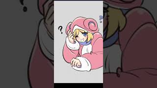 Slowpoke Timelapse pokemon art speedpaint [upl. by Bac]