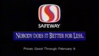 1993 Safeway Grocery Store TV Commercial [upl. by Rowney]